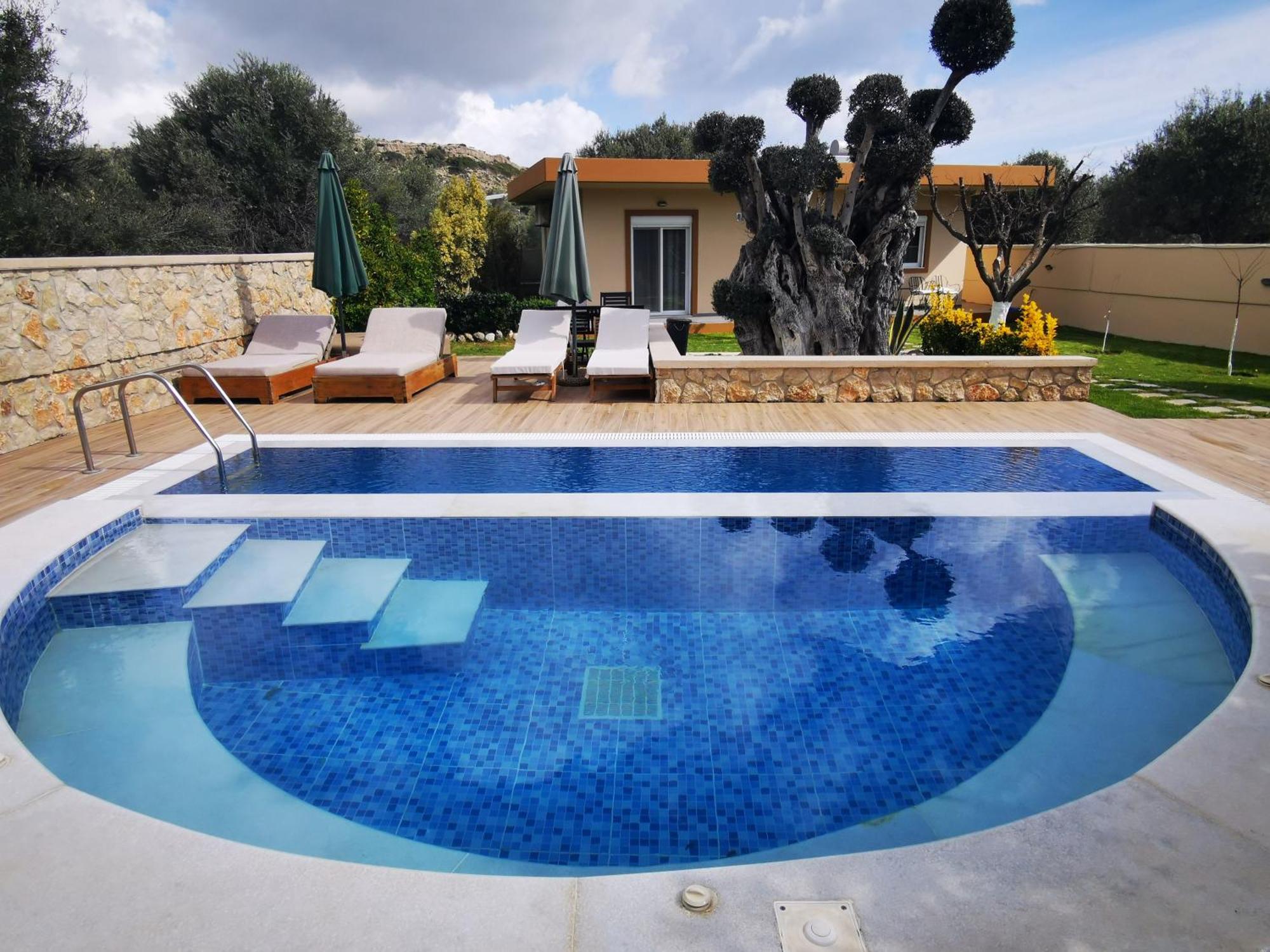 Vila Mata - 600m² With Private Pool And Jacuzzi Kalithies